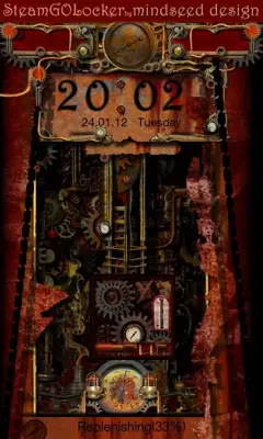 GO Locker Steampunk Theme android App screenshot 0