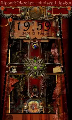 GO Locker Steampunk Theme android App screenshot 1